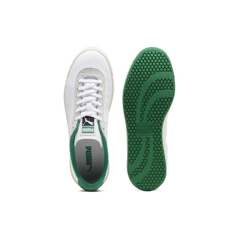Puma Star OG Unisex Low Top Skate Shoes White Green 393199-01