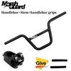 Ghidon BMX Pliabil din Aluminiu Ape Hanger 22,2 mm Riser pentru Biciclete de Stradă și Urcare