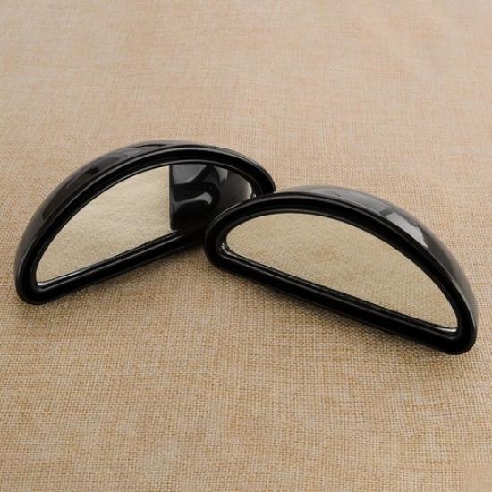 2pc Hemicycle Car Truck SUV Parking Wide Angle Auxiliary Blind Spot Mirror