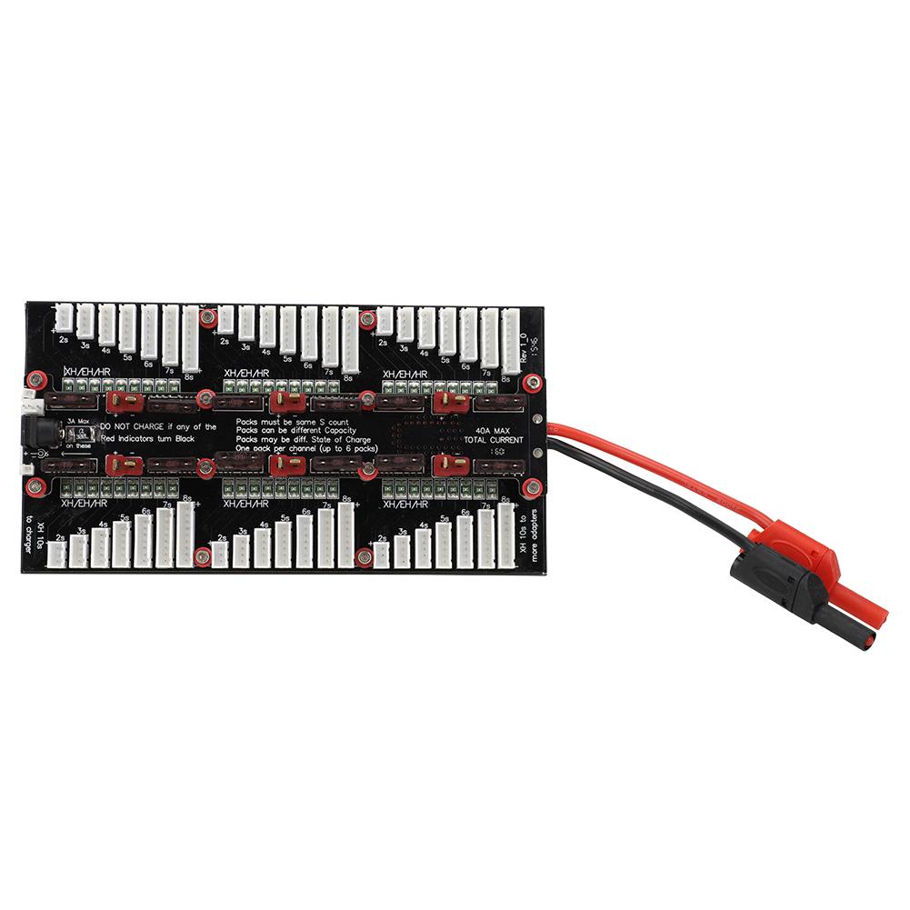Vestidos Black 40A Pl8 Pl6 Mpa Charging Board For 2S 3S 4S 5S 6S 7S 8S Batteries Charger