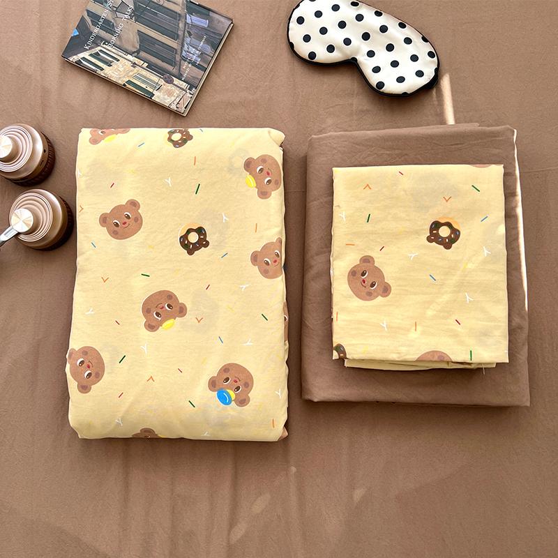 New Soft Skin-friendly Bedding Set Comfortable Breathable Duvet Cover Set with Sheet Single Double Quilt Cover and Pillowcases