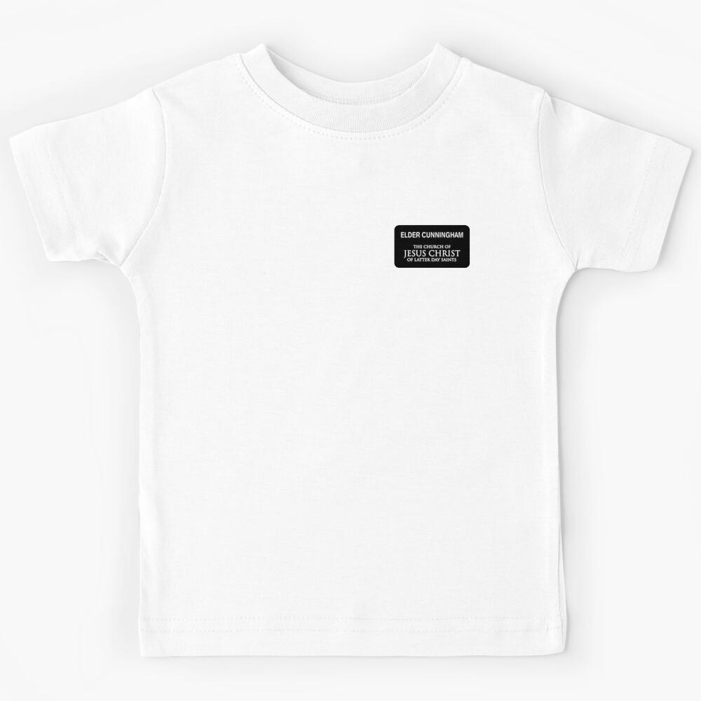 Book Of Mormon name tag design - Elder Cunningham Kids T-Shirt 160