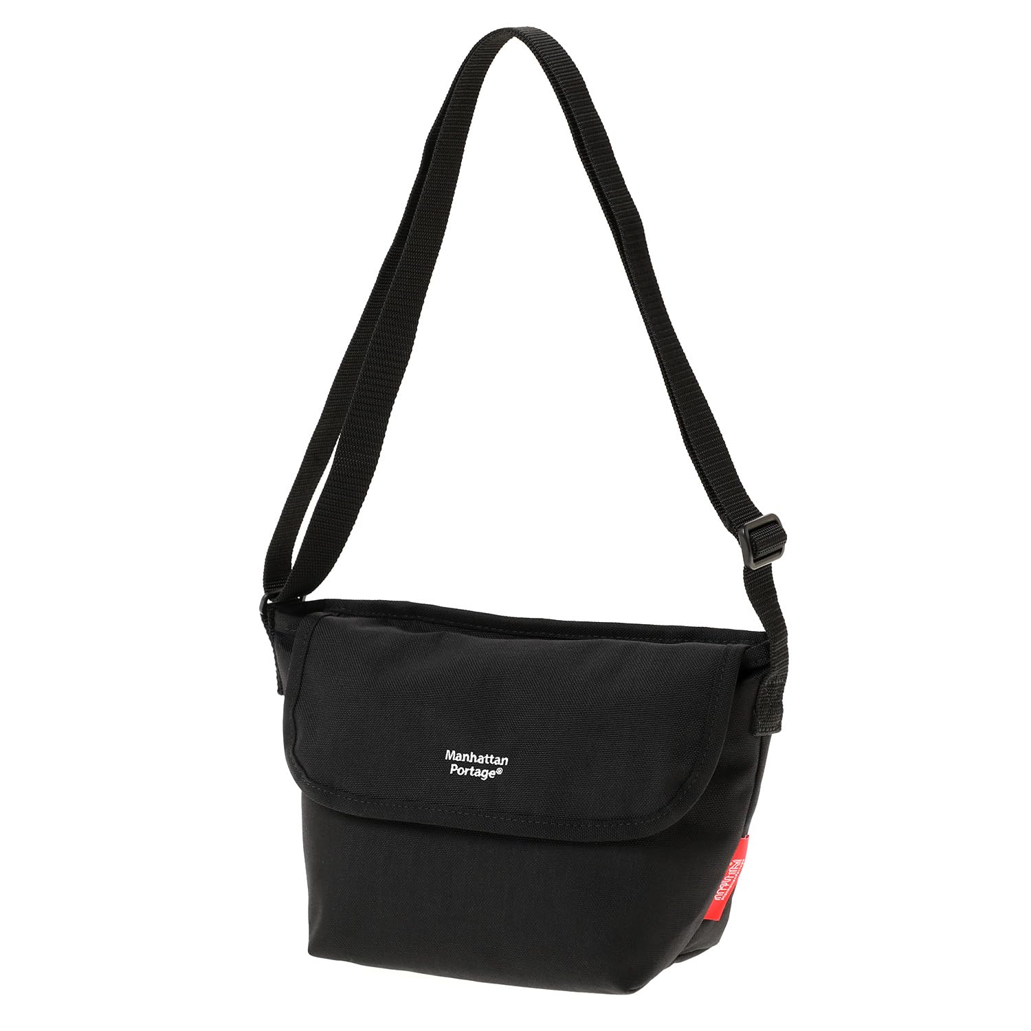 

Genuine Messenger Bag MP1603BPDMGNT Nylon Messenger Bag Back Pocket Magnet Black [Manhattan Portage] [Official] W/Divider чорний