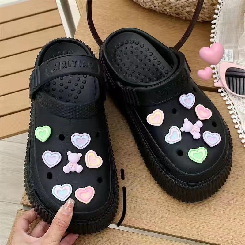 Women's Height-Boosting DIY Closed-Toe Platform Sandals