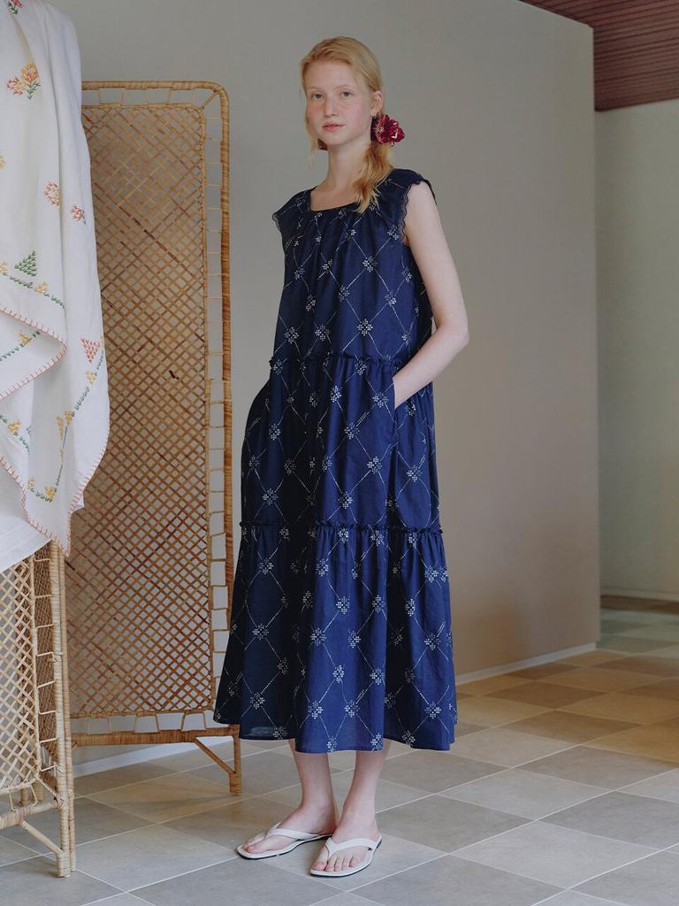 Mwimwieleu Diamond Tiered Long Dress Mu2635Op316M