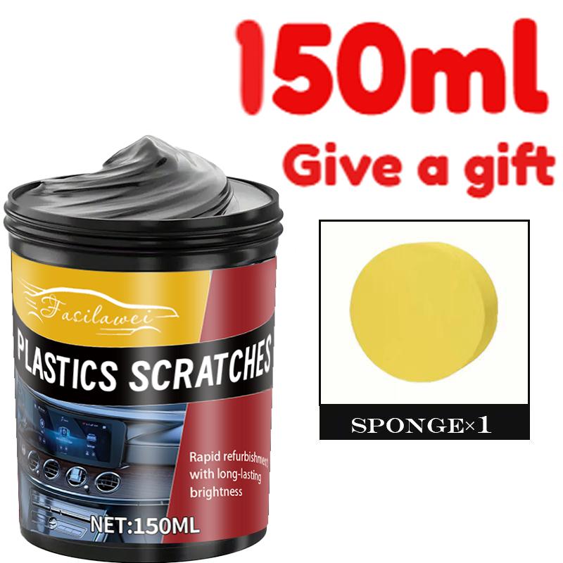 

Car Interior Polish - Plastic Repair & Care Kit, Black Tire Shine Wax, Dashboard & Bumper Repair & Renovation Cream, Upholstery