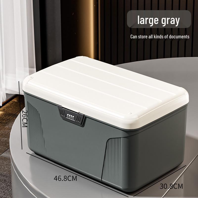 Lockable Password Storage Box for Valuables and Documents