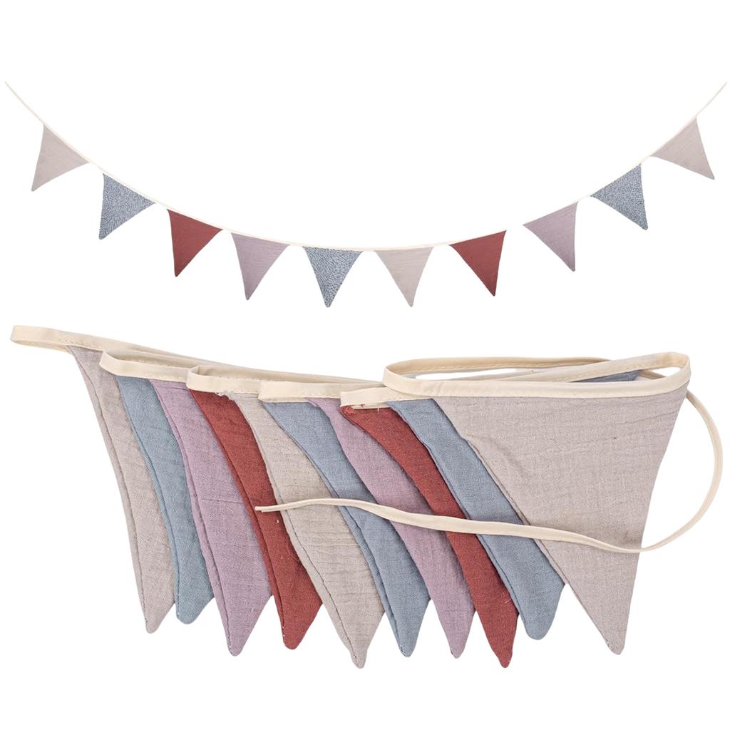 Pennant Banners Flags Nursery Garlands Triangular Bunting Flag Baby Shower Banners for Nursery Decors Birthday Party