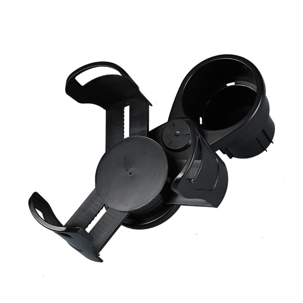 2 In 1 Vehicle Mounted Slipproof Cup Holder 360 Degree Rotating Water Car Cup Holder Multifunctional Auto Accessory