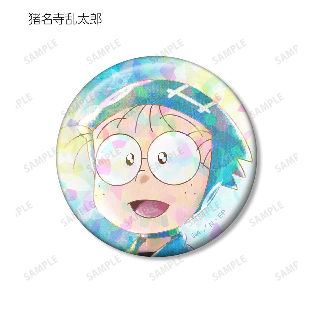 Nintama Rantaro Trading Ani Art Aqua Label Holographic Can Badge Box ver.A 11-piece
