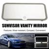 Auto Vanity Mirror Makeup Mirror Three Gear Adjustment LED Mirror  Sun Visor Plate