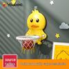 Compact Wall-Mounted Kids' Basketball Hoop - Dunkable, Punch-Free Mini Backboard for Indoor Play