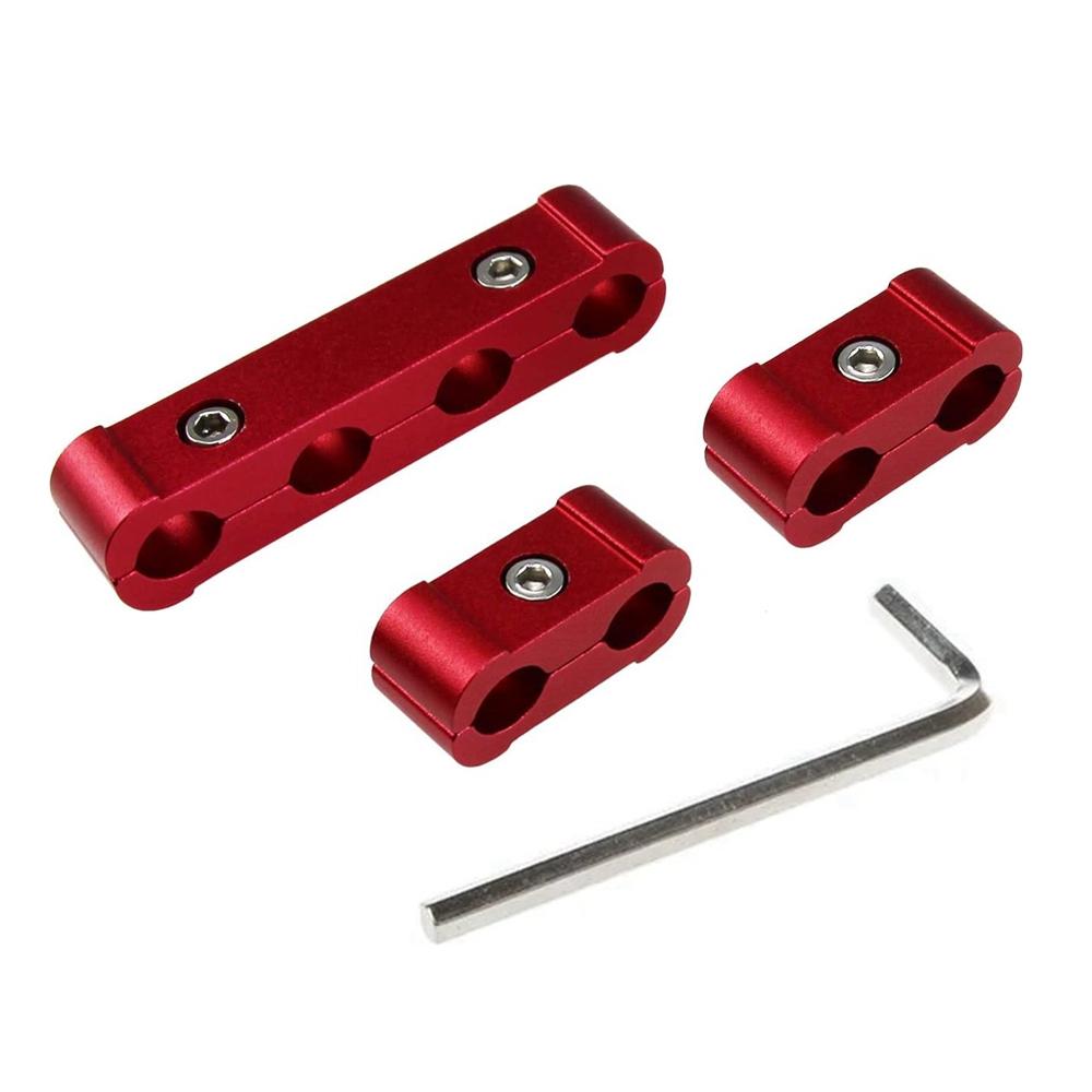 3pcs Car Spark Plug Electrical Wire Clamp Separator Line Ignition Cable Clip Divider Organizer Clamp Kit For 8MM/9MM/10MM