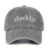 Adjustable daddy. Embroidery Caps Vintage Baseball Cap Fashion Sport Visors Cap  Father's Gift