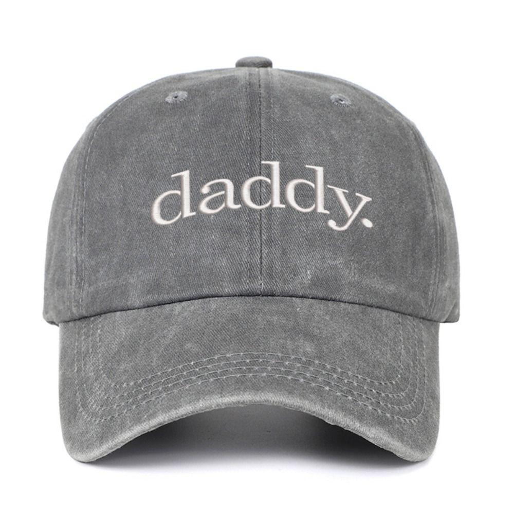 Adjustable daddy. Embroidery Caps Vintage Baseball Cap Fashion Sport Visors Cap  Father's Gift