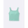 Gu By Uniqlo Bra Feel Cropped Square Neck Tank Top