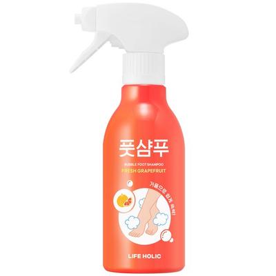 Lifeholic Bubble Foot Shampoo Fresh Grapefruit 400ml, 1 Pack, 1 Piece