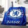Custom Name AC Milan Crest Blanket for Couch & Bed, Plush Cozy Fuzzy Blanket Super Soft & Warm Blankets for Fall and Winter. 0908274