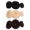 3 Couleurs Créateur de Chignon en Mousse Éponge Anneau Large Facile Accessoires pour Cheveux Chignon Donut Filles Femmes