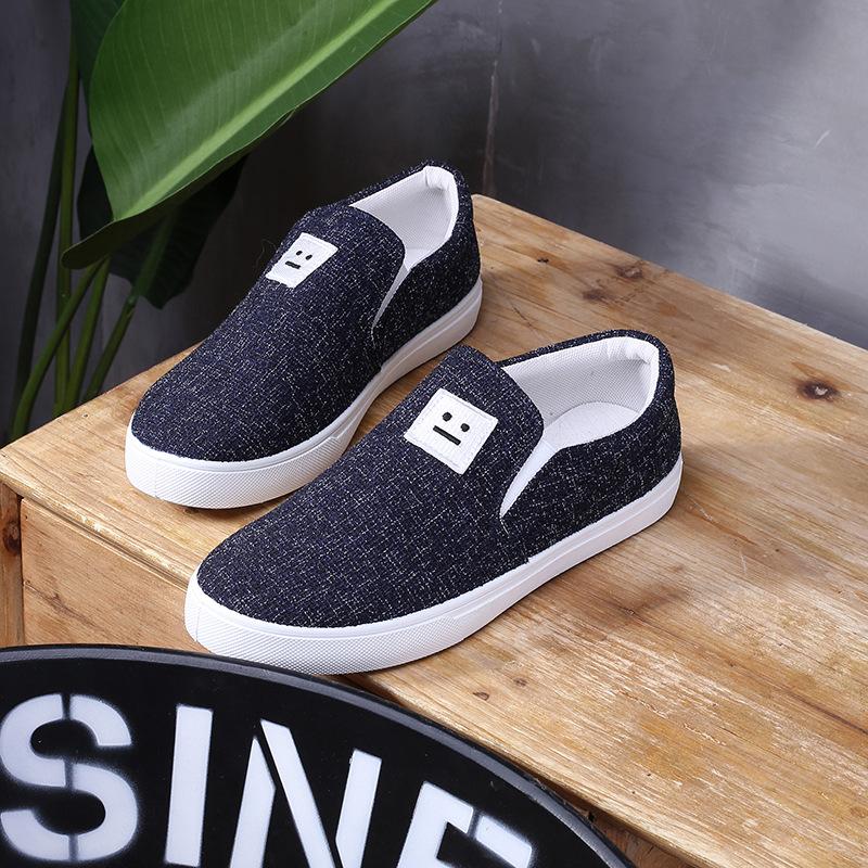 Summer new linen board shoes lazy shoes casual breathable shoes canvas shoes