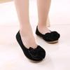 Children Kid Baby Girls Solid Bowknot Student Single Soft Dance Princess Shoes