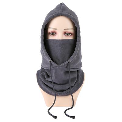 Cycling Cap Ski Winter Windproof Cap Outdoor Sports Bib Cold Padded Hood Mask Plush Warm Hat