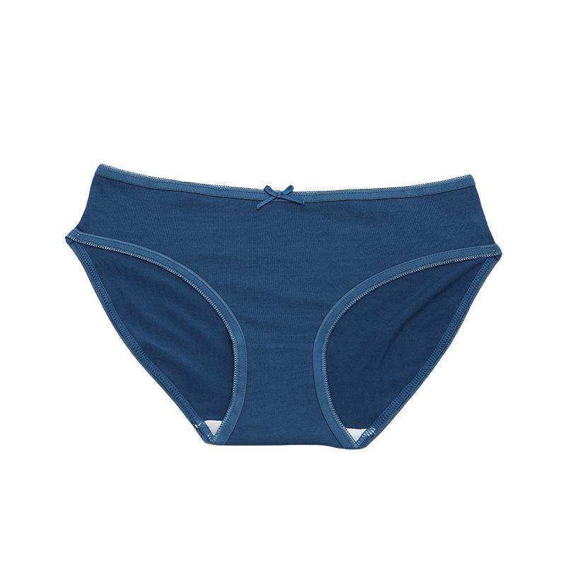 Nahtloser Damen-Tanga in Übergröße mit niedrigem Bund - Reine Baumwolle, Unifarben, Bequem, Hohe Elastizität, Atmungsaktiv.
