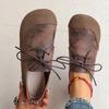Fashion Comfortable Soft Bottom Round Head Women's Flat Shoes with Rope Decoration Solid Color Casual Breathable and Not Easy To Slip