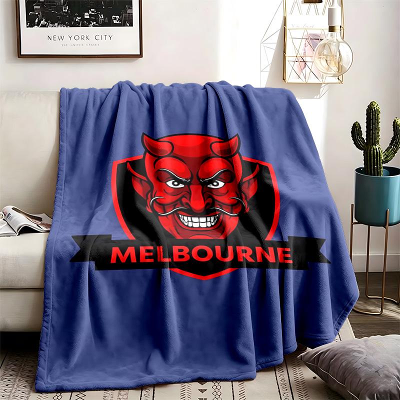 Melbourne Demons Club Theme Blanket Suitable For Beds Sofas And Camping Perfect For Both Men And Women Comfortable Bedding All Year Round