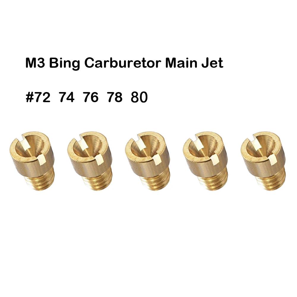 Carburetor M3 Bing Main Jet gr spray nozzle YY50QT-8 LF50QT8A X1 LJ50QT-E Nozzle Carburador Gicleur Carburettor Main Jets