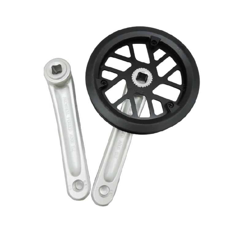 Single Speed Crankset 32T Bike Chainring Crankset Chainwheel Aluminum Alloy Folding Bike Chainwheel Crankset Enduring 1