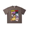 260 GSM Double Yarn 32 Count 100% Cotton Dragon Ball V34 Daima Print Unisex Heavy Cotton T Shirt