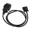 uxcell Diagnose-Verlängerungskabel OBD2 Seriell RS232 16-polig auf 9-polig 100cm