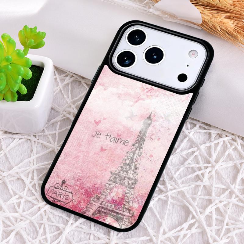 Eiffel Tower Paris Phone Case for iPhone 17 Air 16 15 11 12 14 13 Pro Max Shockproof Cover