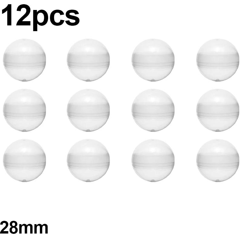 Kids Childrens 10pcs Plastic Capsule Toy Storage Clear Vending Machines Empty Case Round Eggshell Plastic Ball Container Party Favors Gift Present