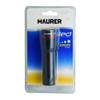 MAURER - Battery Operated LED Flashlight (3AAA) 50 Lumens With Rubberized Handle and Zoom Function