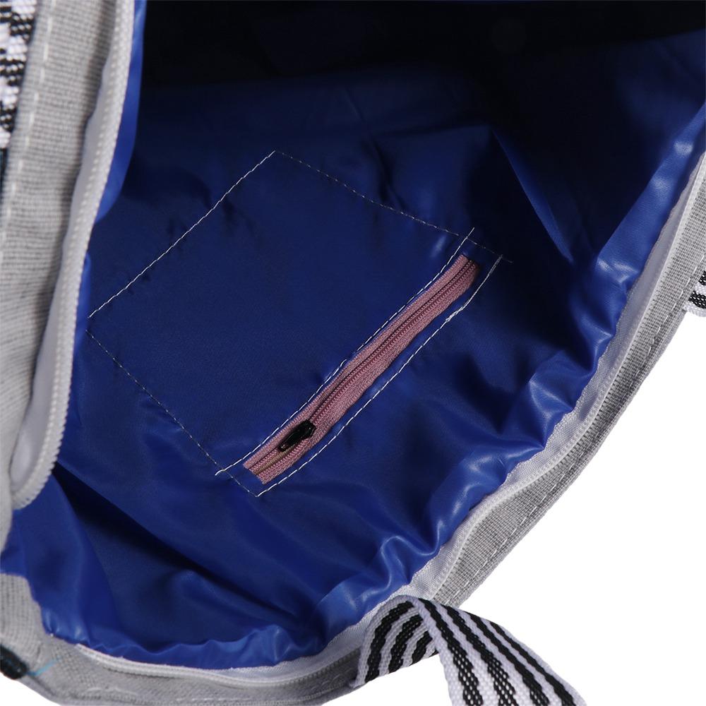 Embroidery Cute Cat Cloth Bag Canvas Animal Shoulder Bag Ethnic Style Handbag  Grocery Handbags
