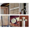 100/50Pcs Stainless Steels Rigid Pipe Strap Clamps Two Hole Strap Bracket Thickened Pipe Mounting Clamp Easy To Installation