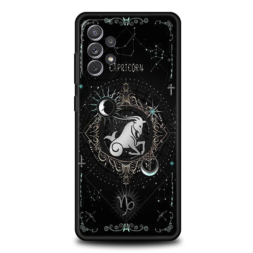 Constellation Phone Case for Samsung Galaxy A55 A35 A15 A14 A25 A54 A51 A71 A72 A73 A32 A52 A52S A41 5G Silicone Shell Capas Bag