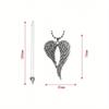 1pc Wing Design Zinc Alloy Car Hanging Ornament