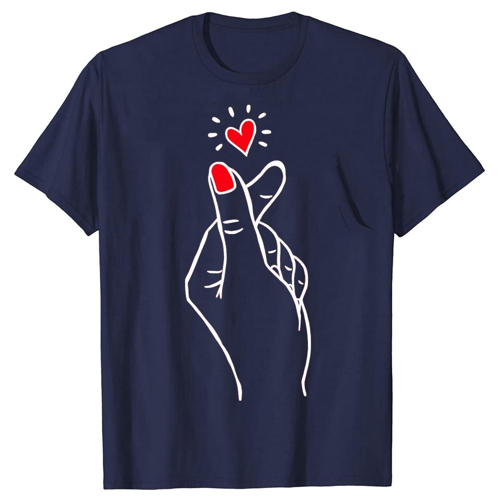 Saranghae Ich liebe dich Koreanische Kultur Kpop Musik Kdrama Liebhaber T-Shirts Herren Locker Übergröße Streetwear Hip Hop Unisex T-Shirt