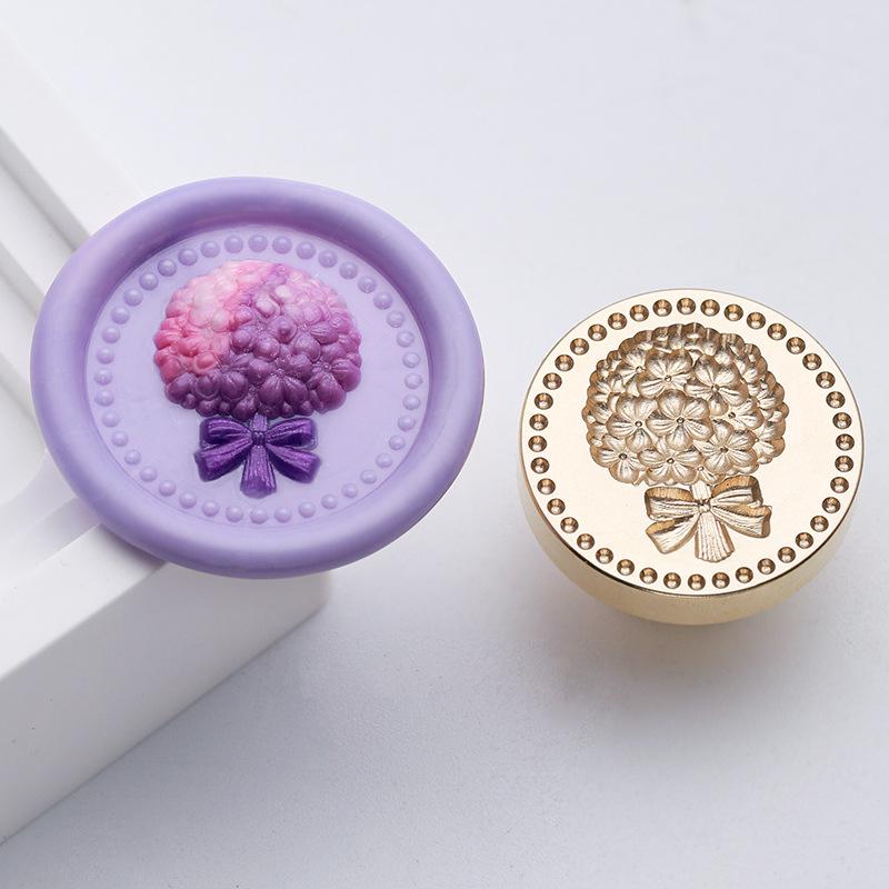 Embossed Plants Flowers Lacquer Seals and Seals Are for Stamps Wedding Invitations Gift Packaging and Decoration