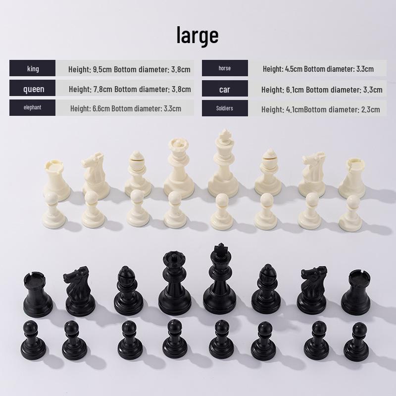 Portable Eco-friendly Travel Chess Set with International Design