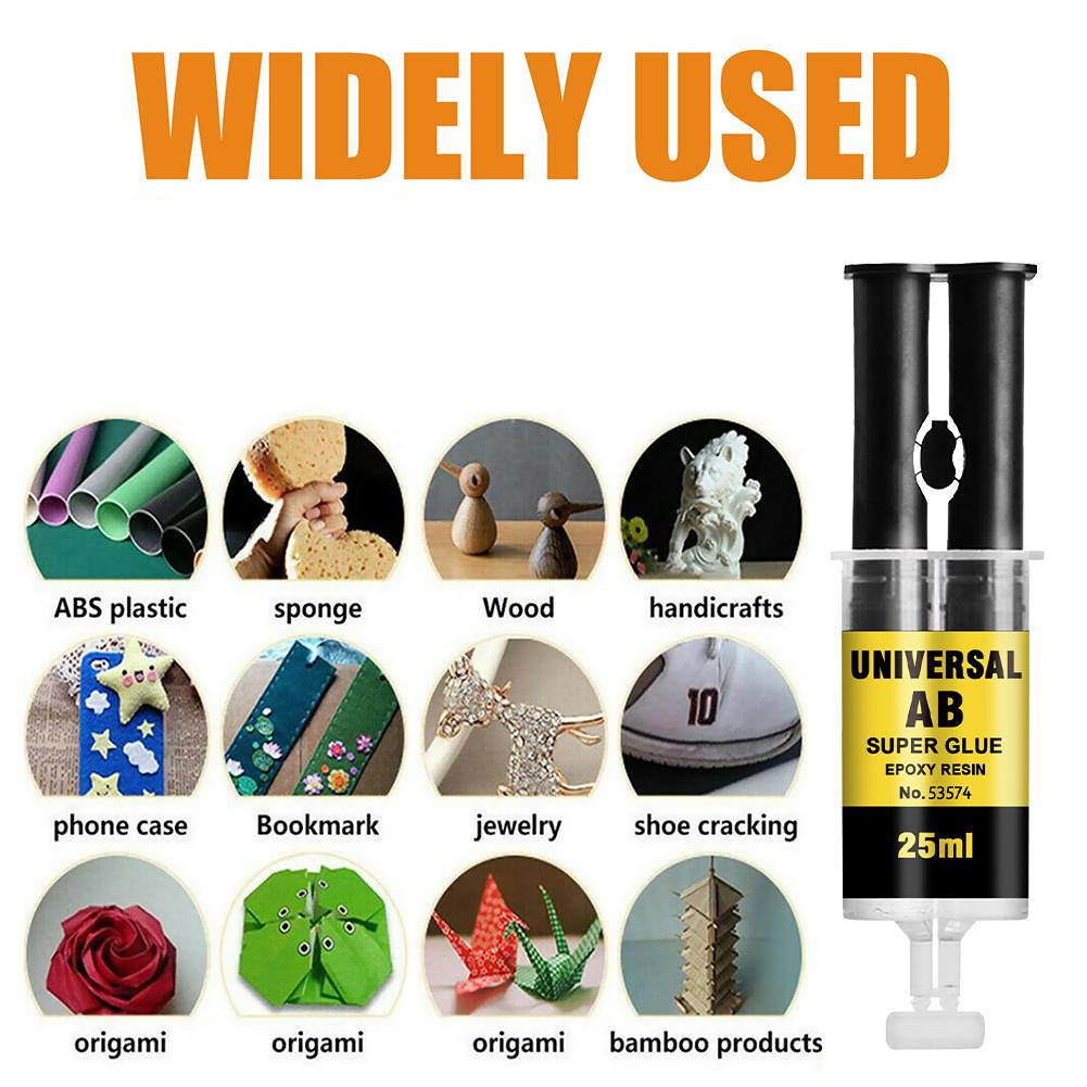 100-20ml High Strength Bonding Sealant Metal Repair Adhesive Metal Weld Seam Adhesive Heat Resistance Strong Casting AB Glue