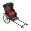 Simulation Rickshaw Model Toy Alloy Delicate Details Exquisite Workmanship Jinrikisha Decoration for Home Decoration