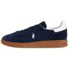 Polo Bedford Suede Round Toe Flat Lace-Up Low-Top Sneakers Men Sneakers Blue 100059708