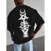 T-shirt estiva da uomo a maniche corte stampata