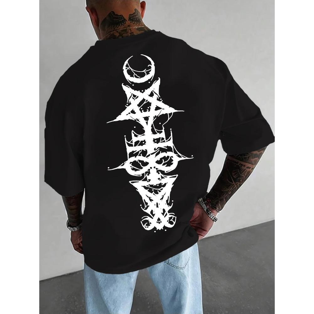 T-shirt estiva da uomo a maniche corte stampata
