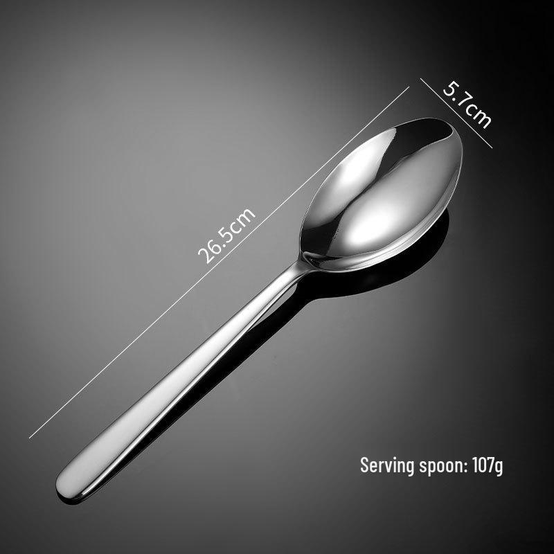 Elegant Series 304 Stainless Steel Cutlery Set - Knife, Fork, Spoon - Polished & Thickened for Hotels and Restaurants