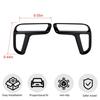 2* Fog Light Lamp Cover Trim Overlay Shell for Dodge Durango 21+ Exterior Access